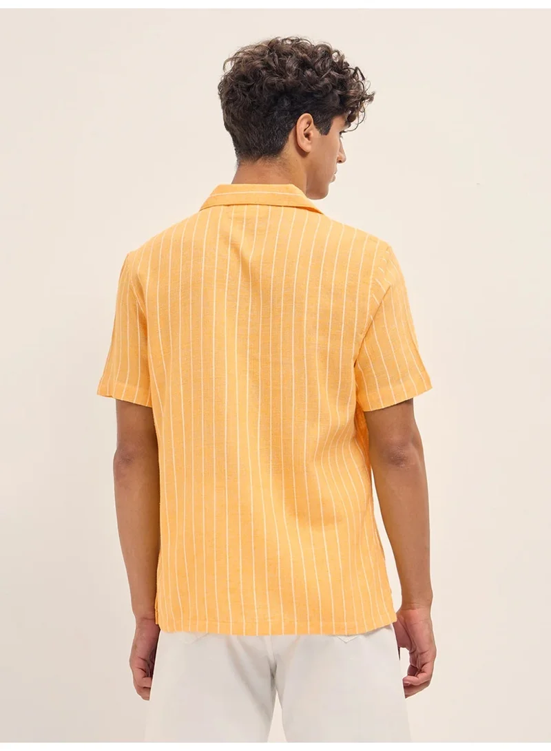 The Bear House  Men’s Classic Short Sleeve Casual Shirt – Lightweight, Breathable, and Designed for a Smart Yet Easygoing Look All Day Long for Men | Best Price UAE