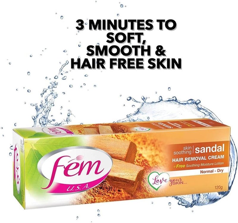 FEM USA Sandal Hair Removal Cream - Pack of 2 - Image 2