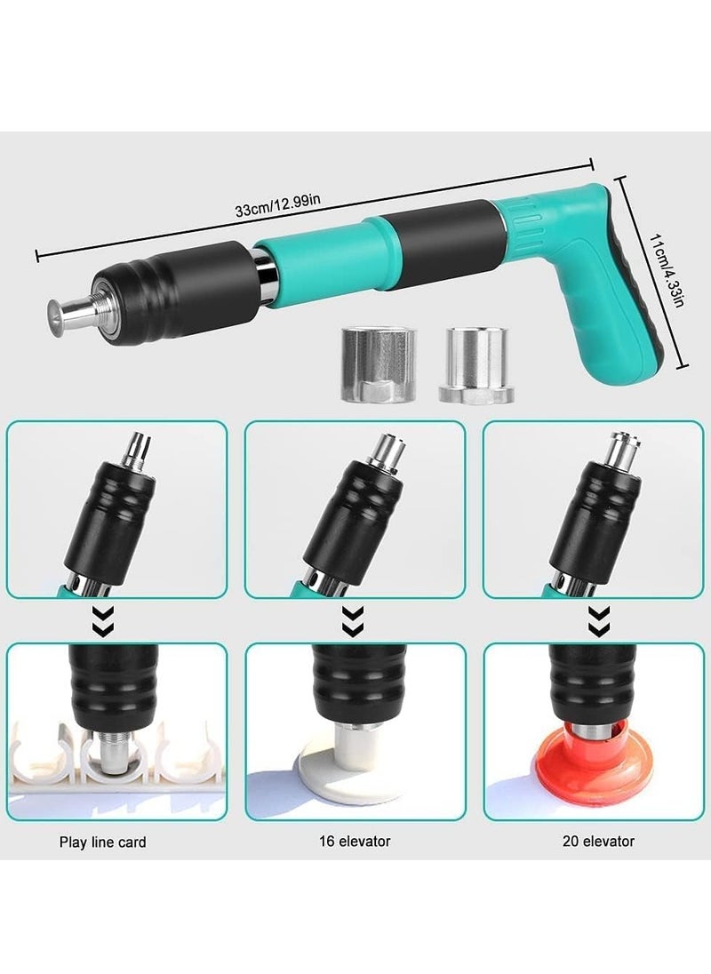 Generic - Manual Steel Nails Gun Tool, Concrete Nail Gun, Mini Portable Nail Shooting Machine with 20 Nails, Nail Wall Fastening Tool for Cement Wall, Household Woodworking - Image 1