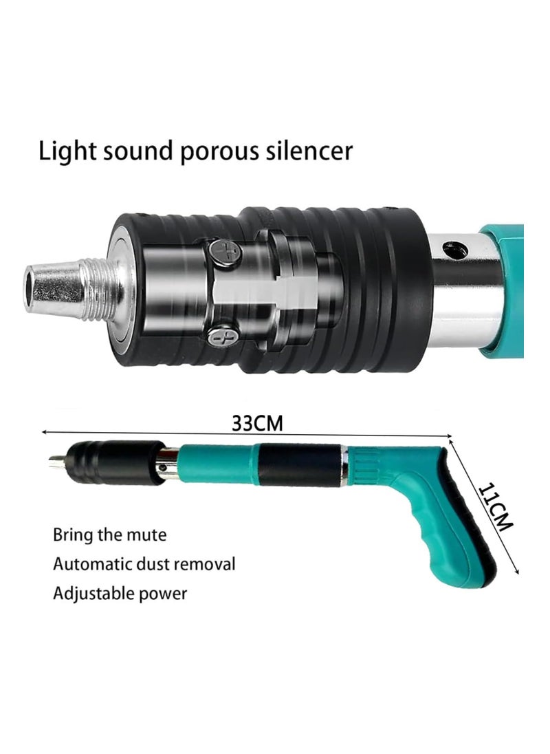 Generic - Manual Steel Nails Gun Tool, Concrete Nail Gun, Mini Portable Nail Shooting Machine with 20 Nails, Nail Wall Fastening Tool for Cement Wall, Household Woodworking - Image 1