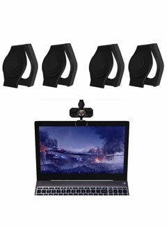 4 Pack Webcam Cover, Thin Web Camera Lens Cover Privacy Shutter Cap Hood with Strong Adhesive, Web Cam Privacy Covers, for Logitech HD Pro Stream Webcam, for C270/C615/C920/C930e/C922X and Others
