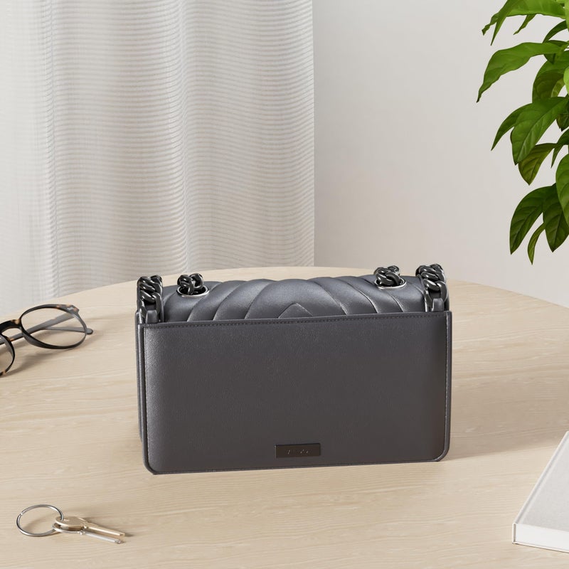 ALDO Women's Medium Greenwald Crossbody Bag, Black - Image 2