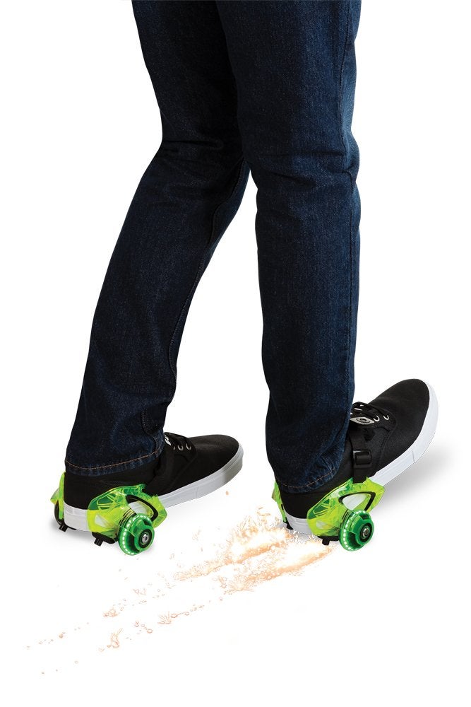 Razor Jetts DLX Heel Wheels - Neon Green - FFP - Image 2