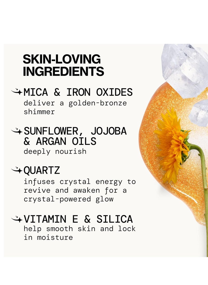 Pacifica - Pacifica Bronzing Body Oil – Crystal Bronze Shimmering Oil for Natural Sun-Kissed Glow, Hydrating Body Illuminator, Vanilla Coconut Scent, Vegan & Cruelty-Free, Clean Beauty, 4 fl oz - Image 1