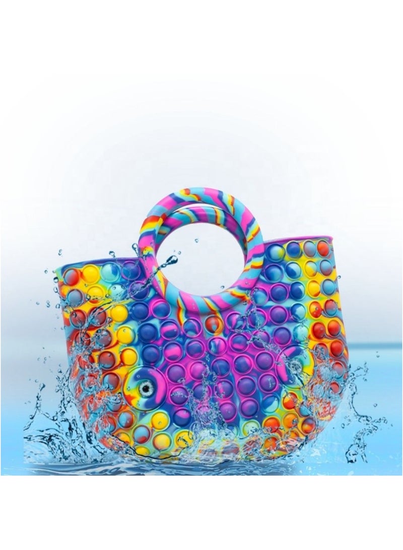 Prime Purse Pop It Fashionable And Exquisite Pop It Cute Kawaii Fidget Sensory Educational Relieve Anti Stress Adult Silicone Gift Handbags For Ladies - Image 4
