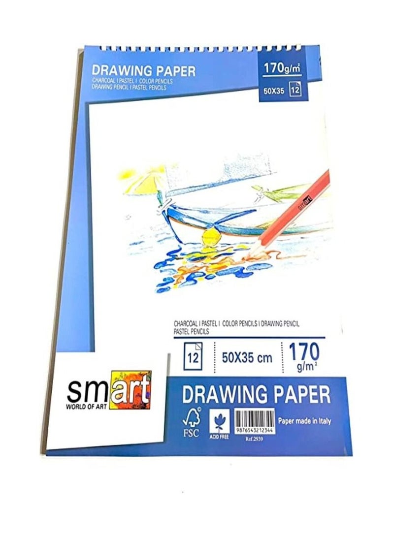 Smart Sketch Smart Drawing 170gm - 50x35cm - 12 paper