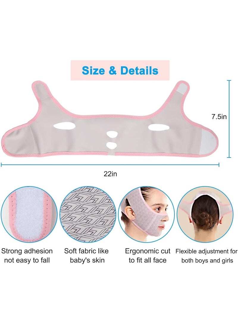 Beauty Face Sculpting Sleep Mask – Double Chin Reducer – V-Shaped Slimming Face Lift Mask – Reusable Anti-Aging and Anti-Wrinkle Band – Comfortable and Breathable - Image 4