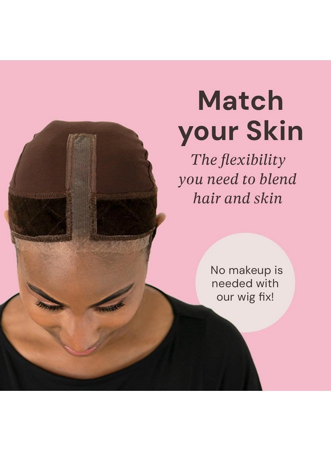 MILANO COLLECTION Lace Wig Grip Cap for Women, Adjustable Wig Cap with Headband, Non-Slip Wig Gripper to Keep Wigs Lace Front In Place, Chocolate Brown - Image 5