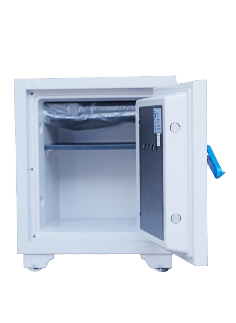 BOOIL - BOOIL BS-610K Fireproof Safe for Home and Office with Adjustable Shelf, Double Lock, Side Inner Drawer (H61 x W50 x D47 cm, 90 kg) - Made in Korea - Image 1