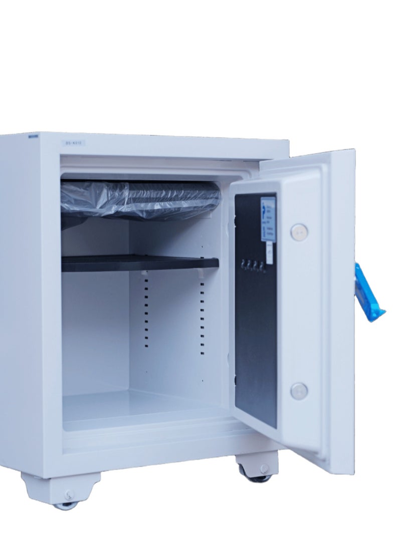 BOOIL - BOOIL BS-610K Fireproof Safe for Home and Office with Adjustable Shelf, Double Lock, Side Inner Drawer (H61 x W50 x D47 cm, 90 kg) - Made in Korea - Image 1