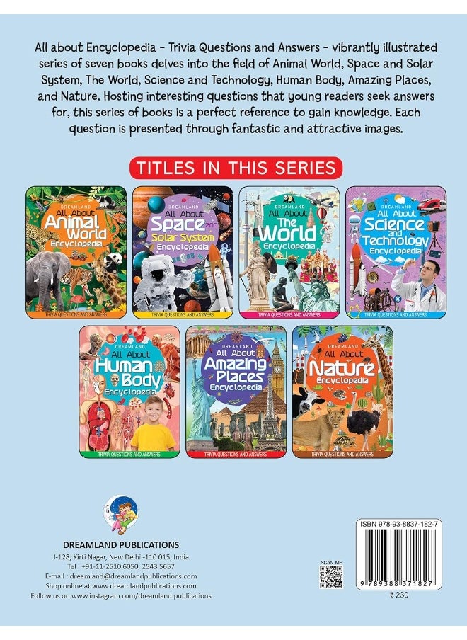 The World Encyclopedia for Children Age 5 - 15 Years- All About Trivia Questions and Answers