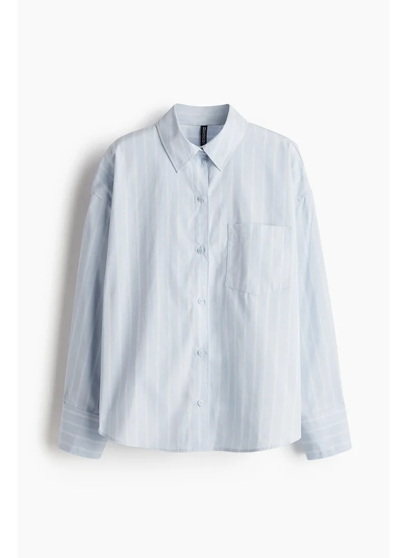 اتش اند ام Oversized cotton shirt