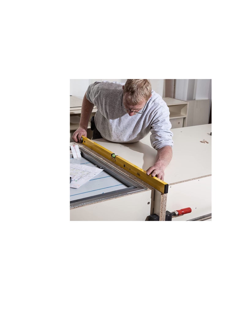 STABILA - Stabila 02288 70-100 Single Plumb Spirit Level 2 Vial 100cm, Yellow/Black - Image 1