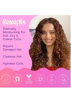 ARATA Arata Advanced Curl Care Hair Shampoo 300 ML Murumuru Butter Evening Primrose Oi Hibiscus Extract Coconut Water  - Image 2