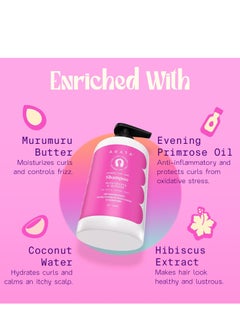 ARATA Arata Advanced Curl Care Hair Shampoo 300 ML Murumuru Butter Evening Primrose Oi Hibiscus Extract Coconut Water  - Image 3