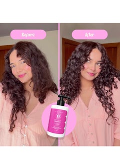 ARATA Arata Advanced Curl Care Hair Shampoo 300 ML Murumuru Butter Evening Primrose Oi Hibiscus Extract Coconut Water  - Image 4