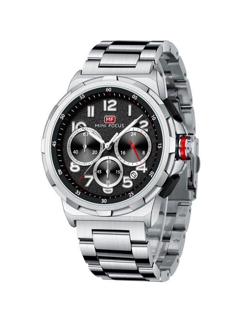 ميني فوكاس ساعة ميني فوكس، MF0492G.03، للرجال - فضي - Image 1