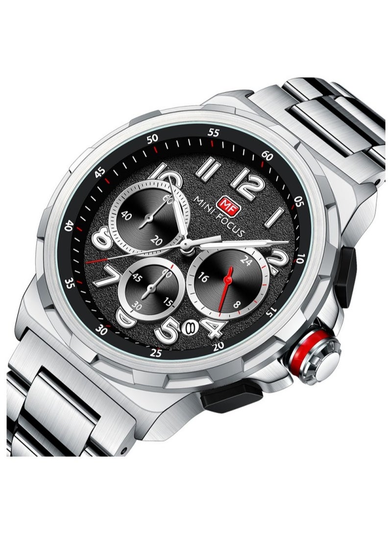 ميني فوكاس ساعة ميني فوكس، MF0492G.03، للرجال - فضي - Image 2