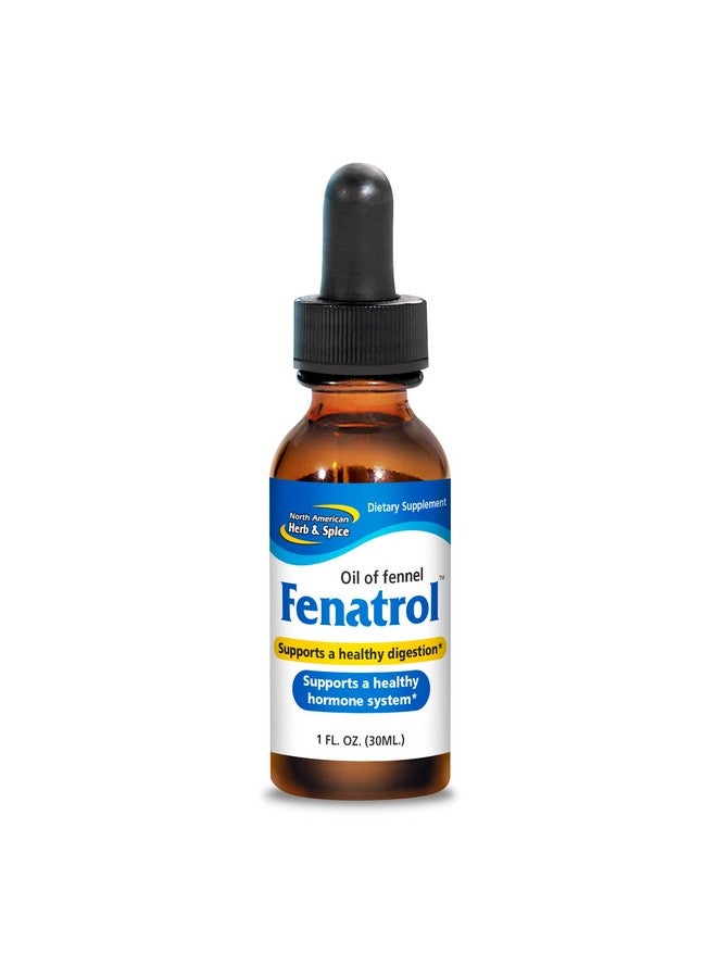 North American Herb & Spice North American Herb & Spice Fenatrol - 1 fl. oz. - Oil of Wild Fennel - Supports Healthy Digestion & a Healthy Hormonal & Urinary System - Non-GMO - 172 Servings  - Image 1
