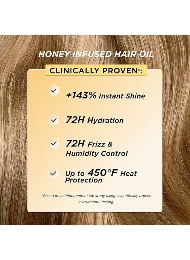 Gisou Honey Infused Hair Oil, Negin Mirsalehi, 20ml 0.7fl.oz, Enriched Delicate Hair Oil - Image 2