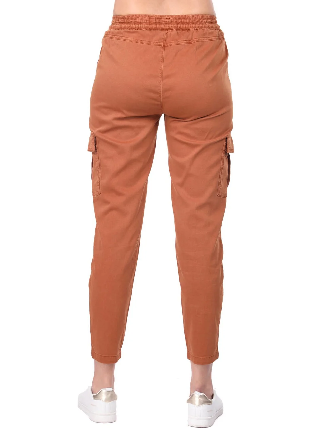 Banny Jeans Elastic Waist Cargo Pocket Jeans