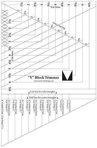 Studio 180 Design, Deb Tucker's V Block - Quilting Tool - Image 2