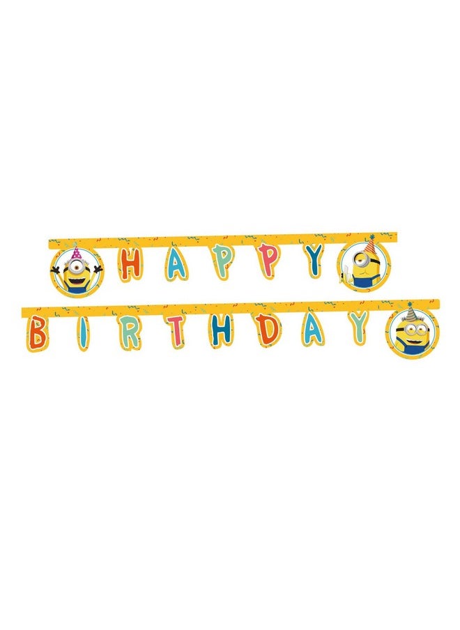 Procos - Folat 92139P Minions Fsc Garland 2.3 M Yellow One Size - Image 1