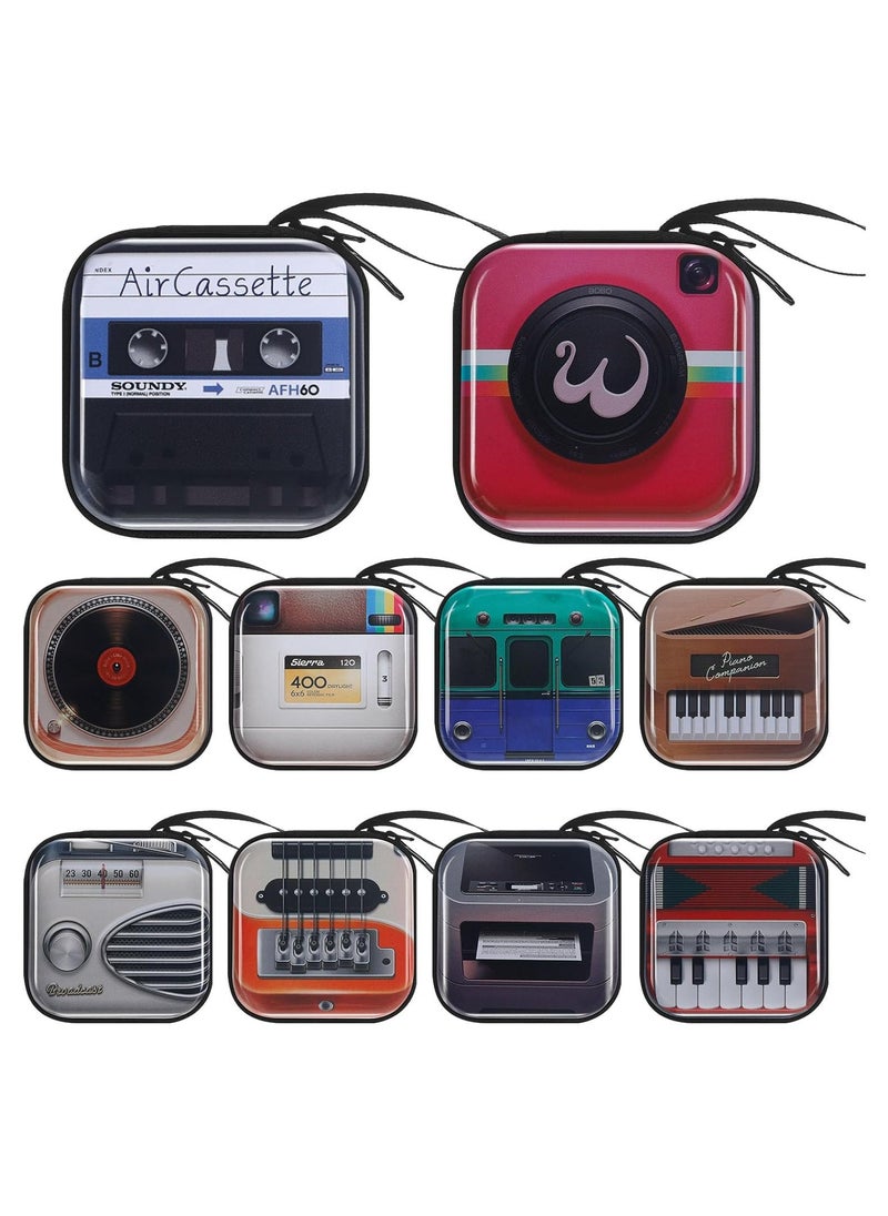 10 Pcs Retro Tinplate Coin Purse Key Coin Purse Small Creative Change Coin Storage Pouch Zipper Mini Pocket Wallet for Kids Boys Girls Women Men Gifts - Image 1