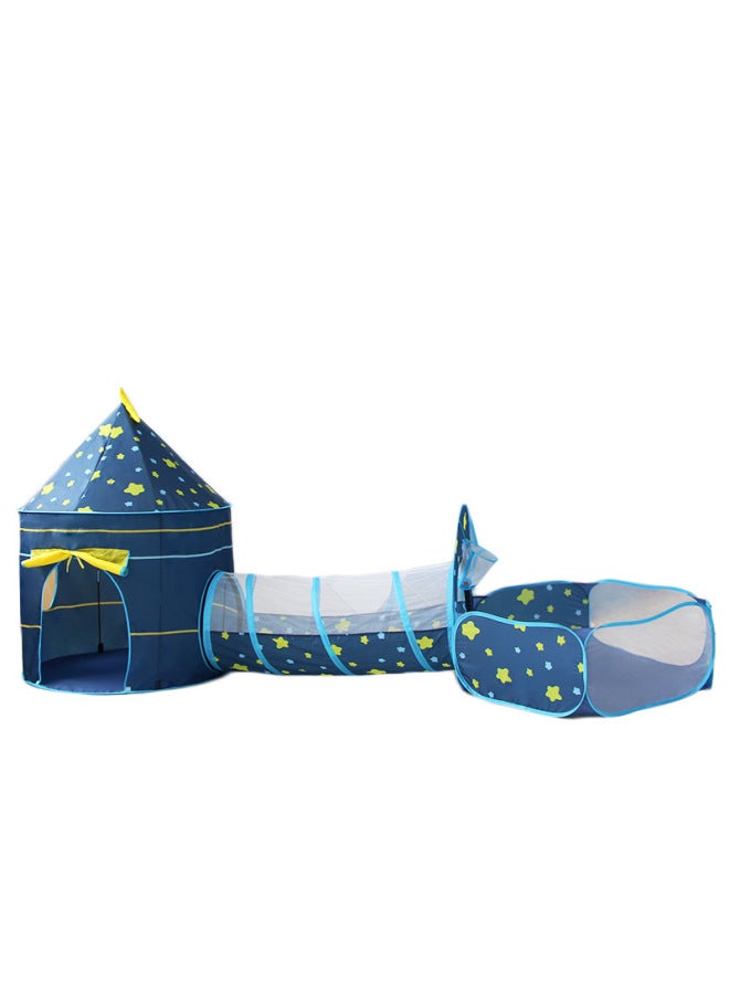 MEIBEI Maibeibi Children's Tent Three-piece Set Indoor Home Game House Zipper Upgraded Crawling Baby Toy Tent - Image 5