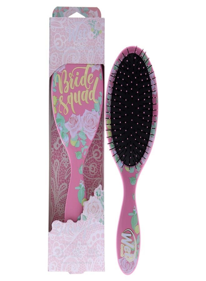 Wet Brush Original Detangler Hair Brush - Bridal Squad - All Hair Types - Ultra-Soft IntelliFlex Bristles Glide Through Tangles with Ease - Pain-Free Comb for Men, Women, Boys & Girls - Image 1
