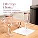 Prestee Set of 24 Plastic Champagne Flutes Disposable Silver Glitter Pink Champagne Glasses with Rose Gold Rim Elegant Toasting Cups for Weddings Cocktail Parties New Years Celebrations - Image 4