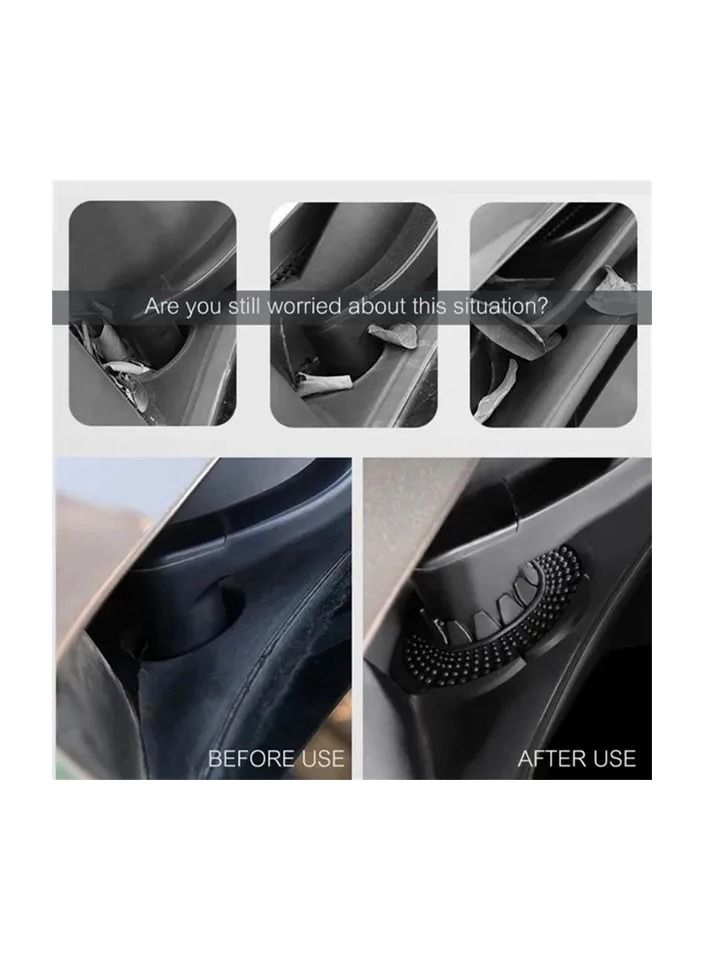 Generic 1-Pair Car Windshield Wiper Hole Protective Cover,Wiper Bottom Dustproof Sleeve Protection,Leaves Debris Prevention Cover  - Image 2