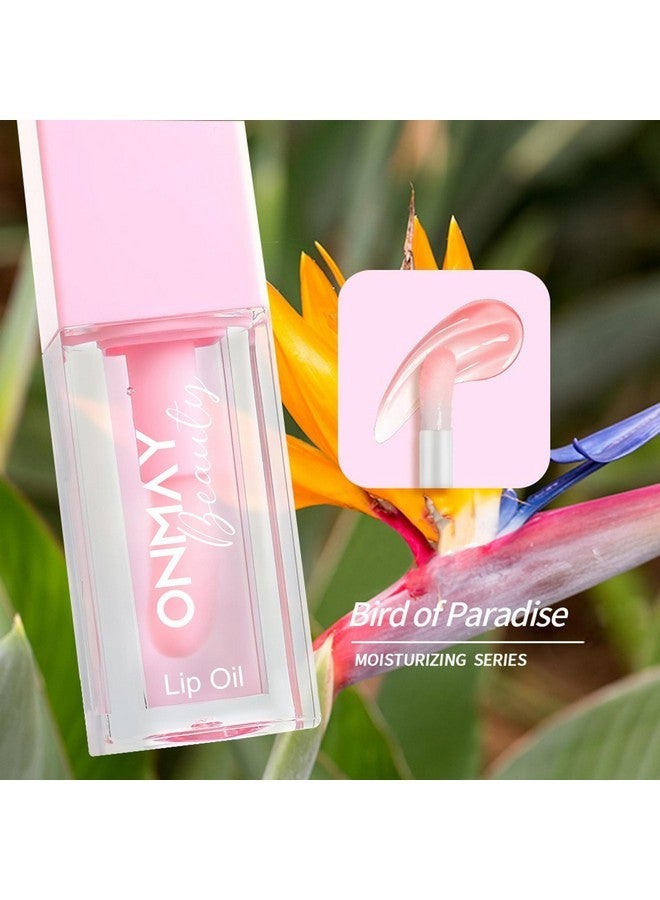 اونماي ملمع شفاه مرطب وممتلئ من ONMAY، زيت مرطب ومتوهج للشفاه، زيت شفاه طبيعي، ملمع شفاه ممتلئ يجعل الشفاه أكثر امتلاءً وتغذية (عصفور الجنة، 5 مل) - Image 2