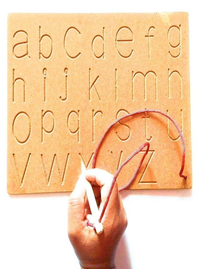 futurez key� Capital and Small Alphabet with Numbers Writing Practice Wooden Boards Educational Toys for Kids (3 to 7 Years) -Set of 3-Orange - Image 2