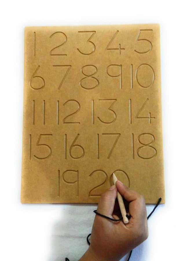 futurez key� Capital and Small Alphabet with Numbers Writing Practice Wooden Boards Educational Toys for Kids (3 to 7 Years) -Set of 3-Orange - Image 3