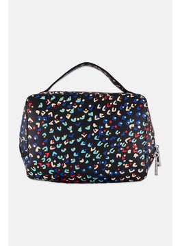 French Connection Women Brand Logo Cosmetic Pouch, Multicolor  - Image 2