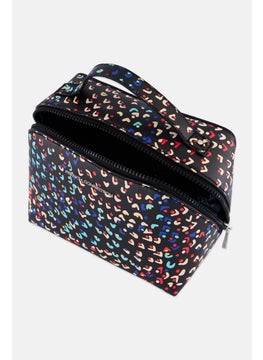 French Connection Women Brand Logo Cosmetic Pouch, Multicolor  - Image 3