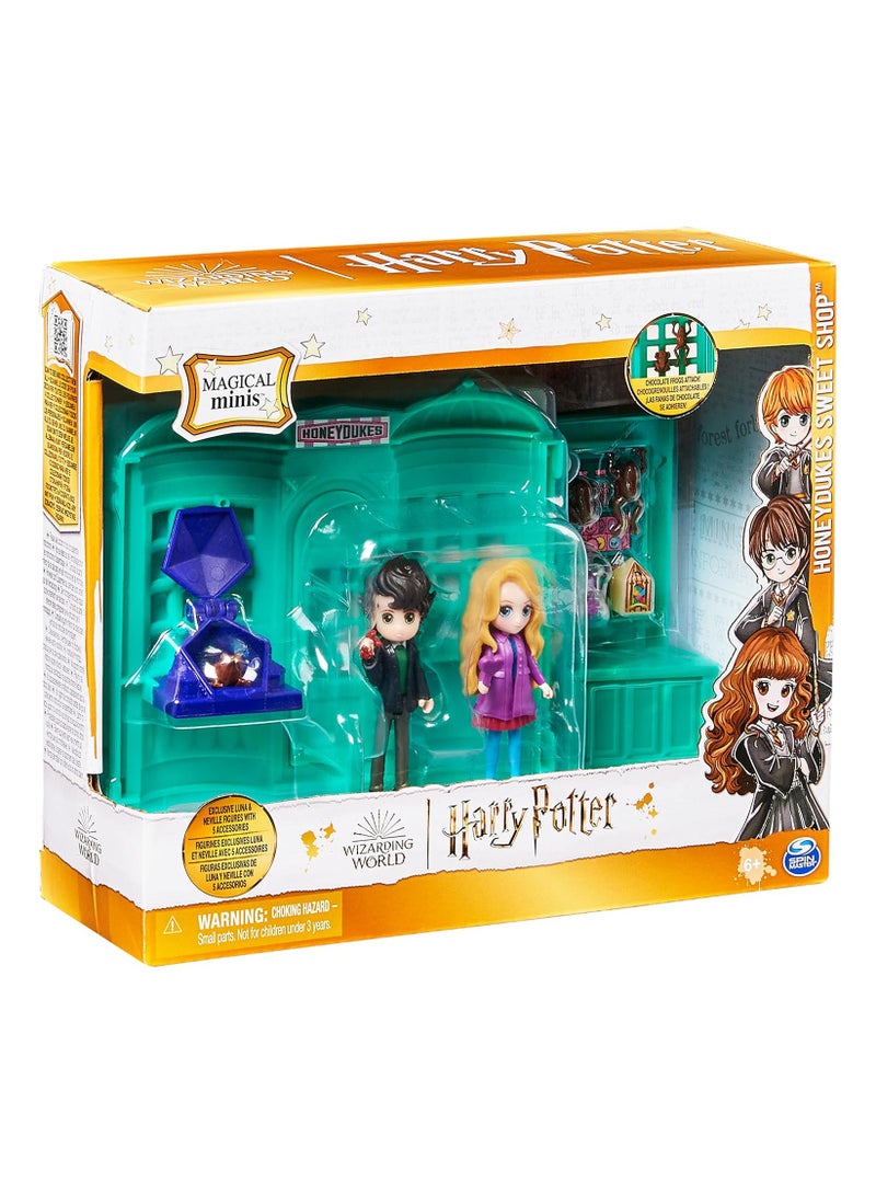 سبن ماستر سبين ماستر - مجموعة لعب هاري بوتر ويزاردينج وورلد السحرية الصغيرة هونيدوك - نيفيل ولونا - Image 1