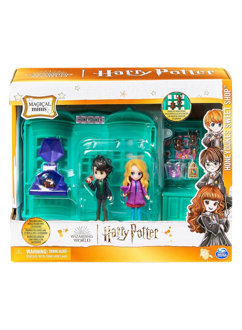سبن ماستر سبين ماستر - مجموعة لعب هاري بوتر ويزاردينج وورلد السحرية الصغيرة هونيدوك - نيفيل ولونا - Image 2