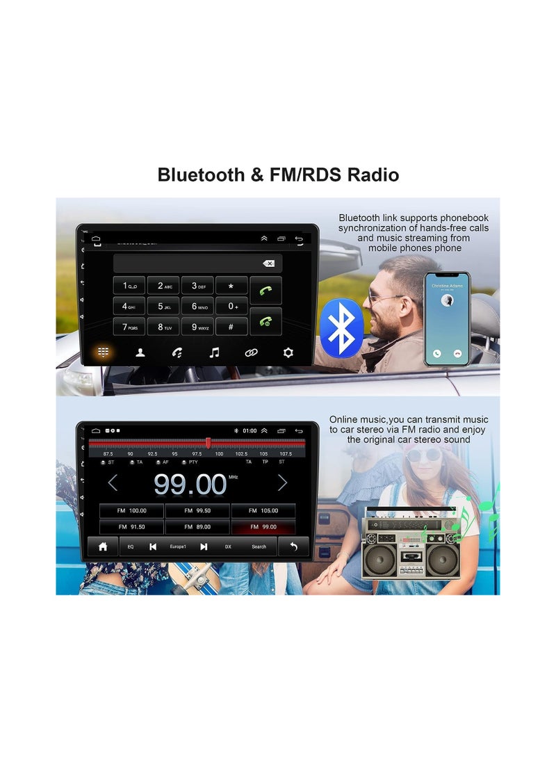 SHEZA STAR Android Car Stereo for TOYOTA RAV4 20072008 2009 2010 2011 2012 4GB RAM 64GB ROM 10 Inch Support Apple Carplay, MirrorLink WiFi BT, IPS Touch Screen with AHD Camera Included  - Image 5