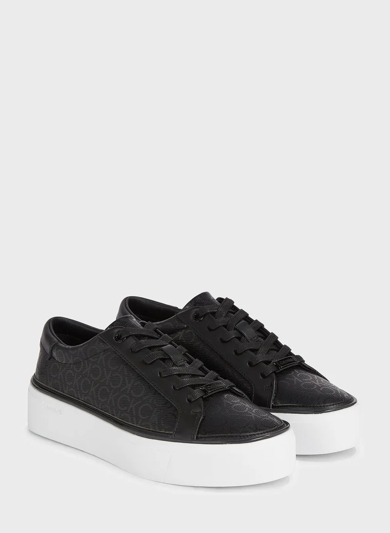 CALVIN KLEIN Essential Cupsole Lace Up Low Top Sneakers