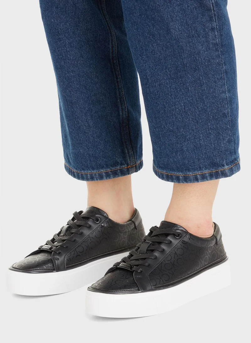 CALVIN KLEIN Essential Cupsole Lace Up Low Top Sneakers