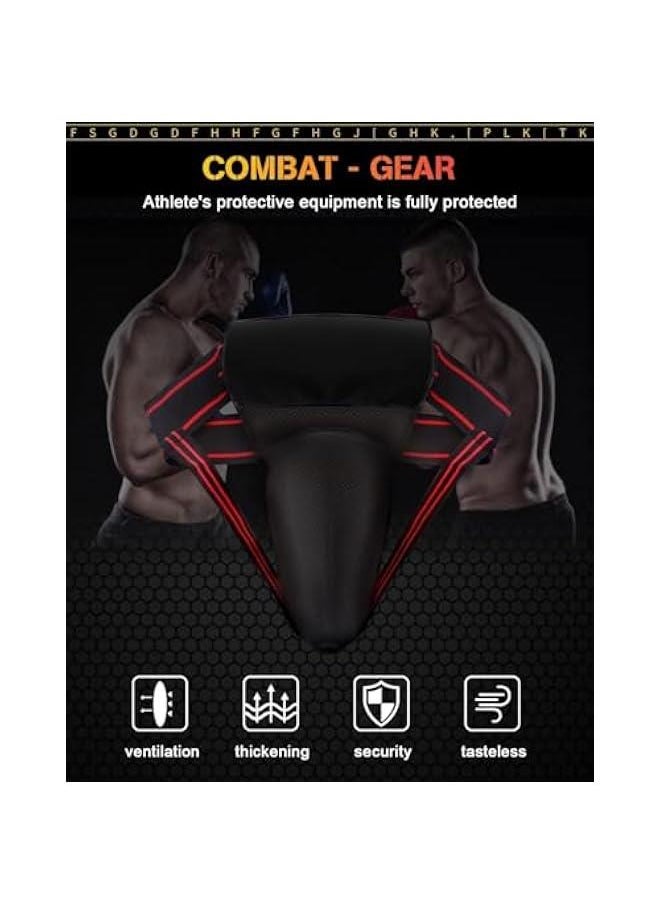 TRASSLE Mens Groin Protector, Protective Cup, Boxing Abdominal Groin Guard, MMA Protective Cup, Kickboxing Cup, Muay Thai Cup Protector  - Image 2