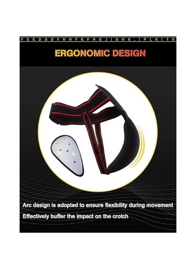 TRASSLE Mens Groin Protector, Protective Cup, Boxing Abdominal Groin Guard, MMA Protective Cup, Kickboxing Cup, Muay Thai Cup Protector  - Image 3