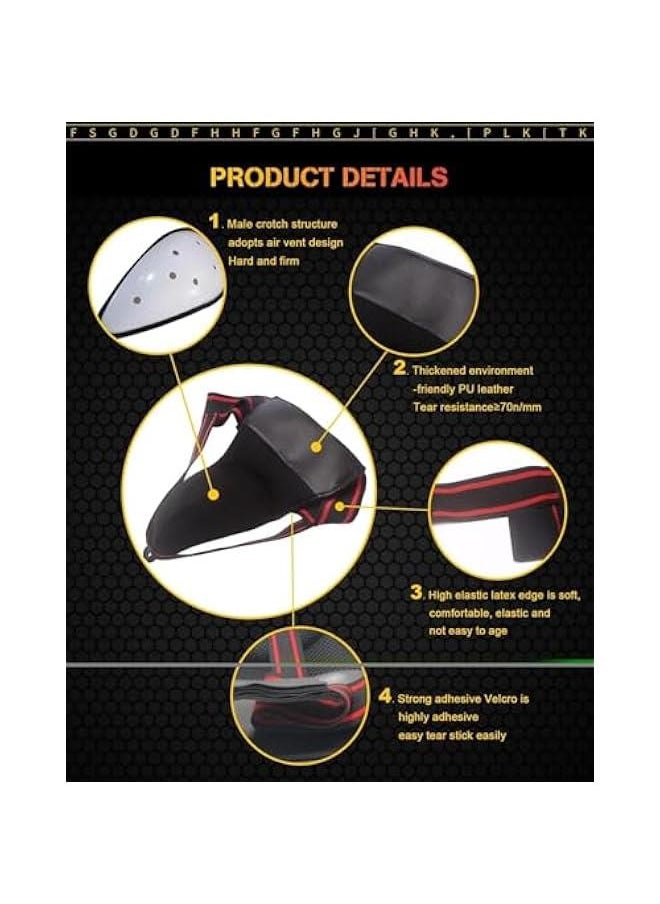 TRASSLE Mens Groin Protector, Protective Cup, Boxing Abdominal Groin Guard, MMA Protective Cup, Kickboxing Cup, Muay Thai Cup Protector  - Image 4
