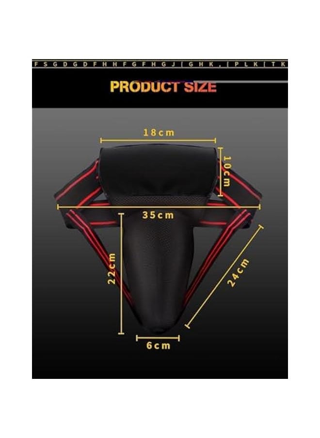 TRASSLE Mens Groin Protector, Protective Cup, Boxing Abdominal Groin Guard, MMA Protective Cup, Kickboxing Cup, Muay Thai Cup Protector  - Image 5