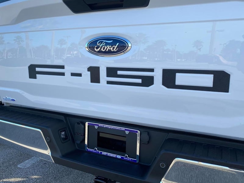 Eurosport Daytona Tailgate Letters for 2021-Current Ford F-150 - Black - Image 1