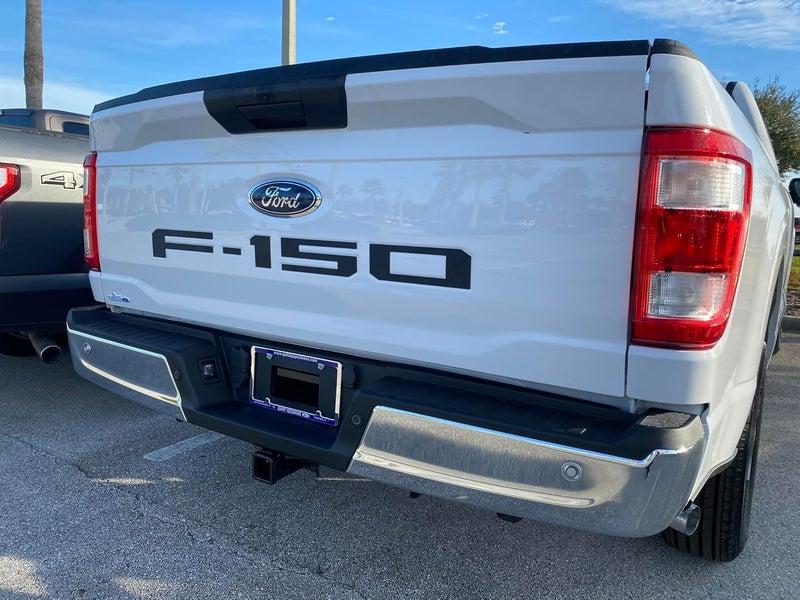 Eurosport Daytona Tailgate Letters for 2021-Current Ford F-150 - Black - Image 2