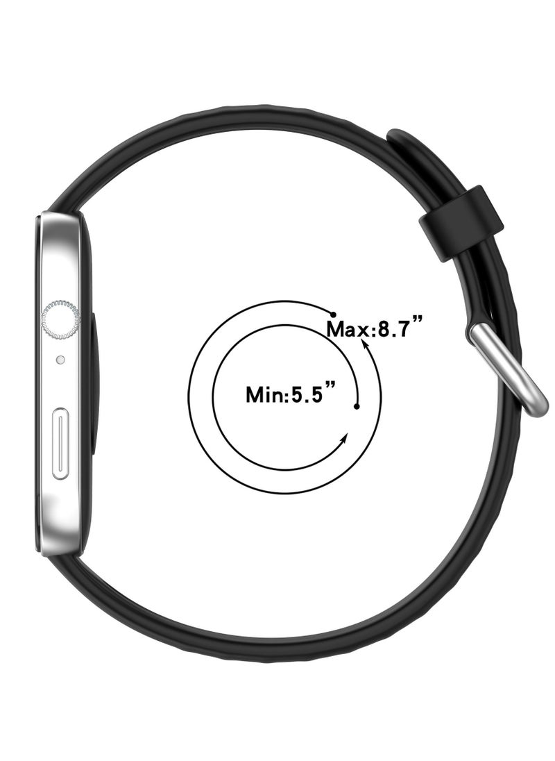HW - 4 PCS Strap for HUAWEI Watch Fit 3, Silicone Watchband Replacement Bracelet - Image 1