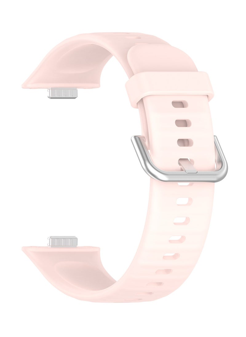HW - 4 PCS Strap for HUAWEI Watch Fit 3, Silicone Watchband Replacement Bracelet - Image 1